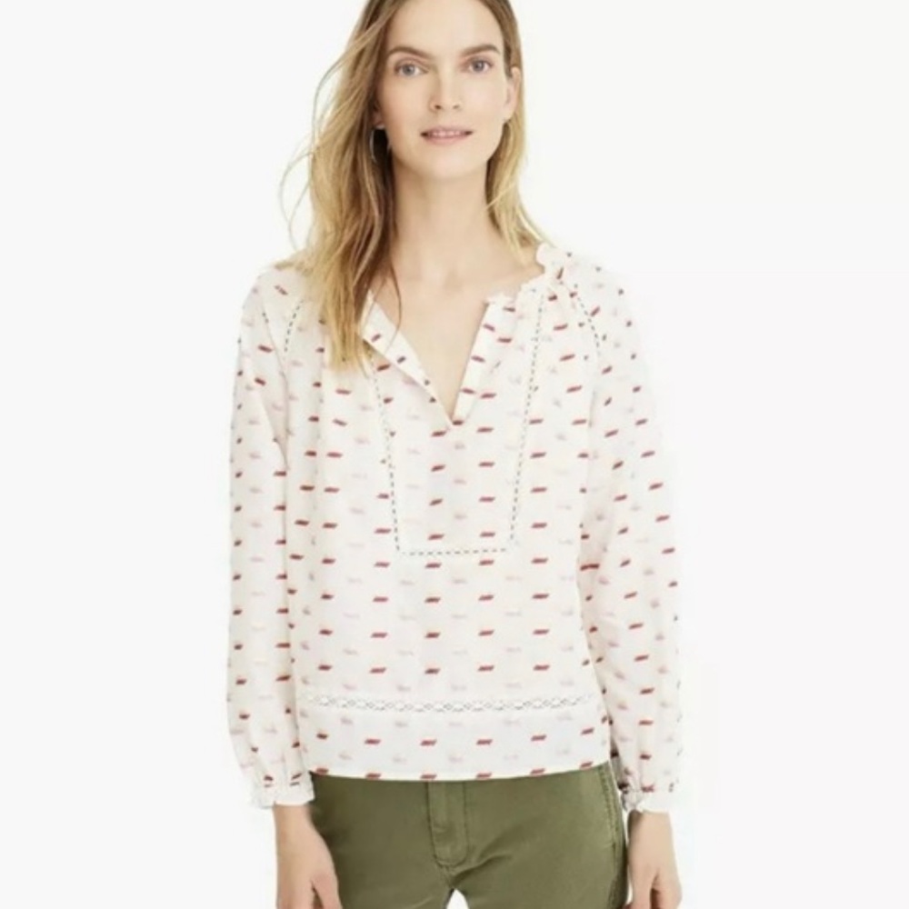 J.Crew Point Sur Blouse - Picture 6 of 6